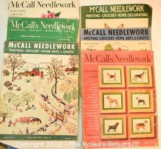 Six (6) McCall's Needlework Handbooks, circa 1950's