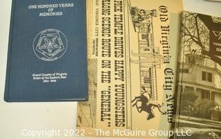 Group of Books Including Wizard of Oz, Titanic, Masonic and Local Virginia History