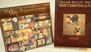 Treasures Of The Smithsonian 1987 by Edwards Park and We Americans Hardcover  1988
by National Geographic 