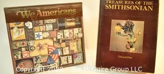 Treasures Of The Smithsonian 1987 by Edwards Park and We Americans Hardcover  1988
by National Geographic 