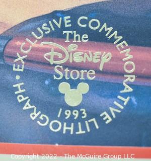 Disney Store Pinocchio Exclusive Commemorative Lithograph 1993 