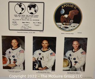 Four (4) Apollo 11 Prints Produced by NASA