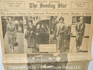 The Evening (Sunday) Star, Washington DC Newspaper October 6, 1935 