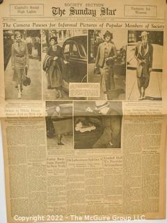 The Evening (Sunday) Star, Washington DC Newspaper October 6, 1935 