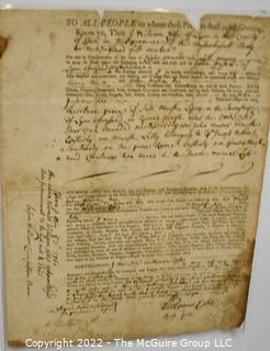 Historical Document: Purchase of a portion of Salt Marsh in Lynn, MA dated 29-31 May 1760 by J. William Estes and Ruth (Graves) Estes.