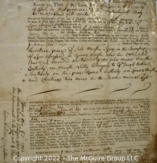 Historical Document: Purchase of a portion of Salt Marsh in Lynn, MA dated 29-31 May 1760 by J. William Estes and Ruth (Graves) Estes.