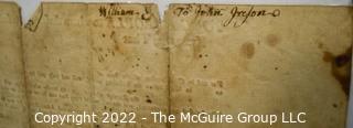 Historical Document: Purchase of a portion of Salt Marsh in Lynn, MA dated 29-31 May 1760 by J. William Estes and Ruth (Graves) Estes.