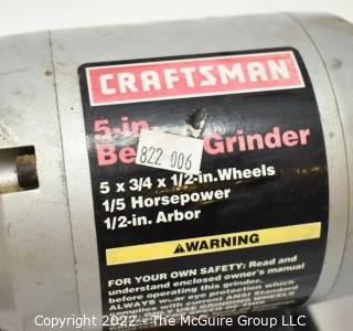 Sears Craftsman 1/5 HP Bench Grinder 