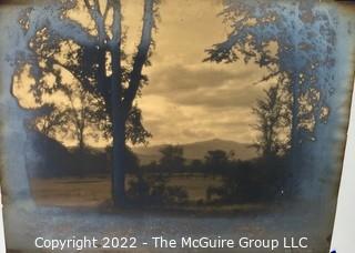 Oversized Original photo by Dorthy Jarvis (1923) of Mt. Washington (NH) from Intervale NH