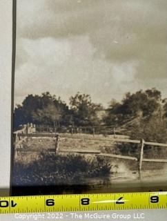 Original Black & White Photo "Beauty Creek" Near San Antonio, TX By Columbus E. Lord.