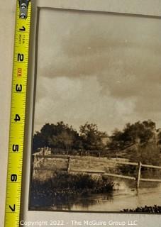 Original Black & White Photo "Beauty Creek" Near San Antonio, TX By Columbus E. Lord.