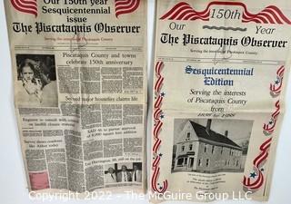 The Piscataquis Observer Newspaper of Dover Foxcroft Maine, September 1988 Edition Celebrating 150 Years