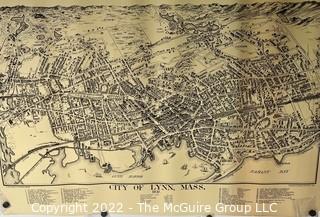 Print of City of Lynn, MA 1877 