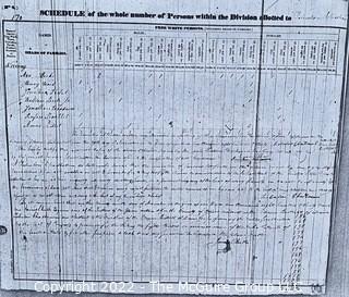 Copies From The National Archives Of 1830 Census Data From Norway ME