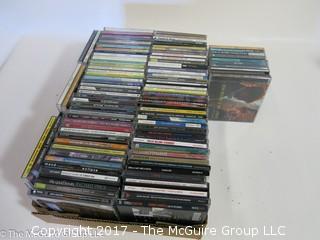 Large number of CD's 