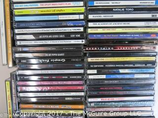 Large number of CD's 