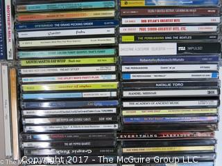 Large number of CD's 