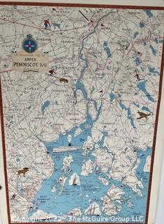 Map of Upper Penobscot Bay, ME 