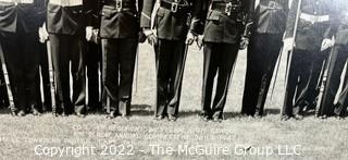 Vintage 1947 Panoramic Photograph of Co.L 4th Regiment Western High School Washington DC, Annual Drill Competition. 