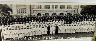 Vintage 1949 Panoramic High School Class Photo from Western High School, Washington DC, Now Duke Ellington School of the Arts.