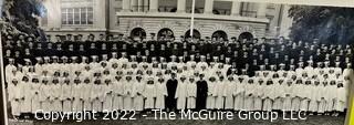 Vintage 1949 Panoramic High School Class Photo from Western High School, Washington DC, Now Duke Ellington School of the Arts.