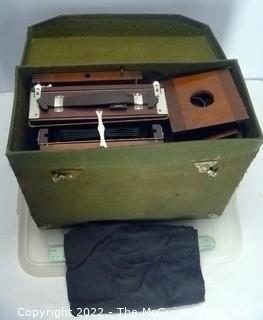 Antique Grundlach KORONA VIEW Camera setup REVISED 9/12/22 -> 5x7" glass plates - complete setup