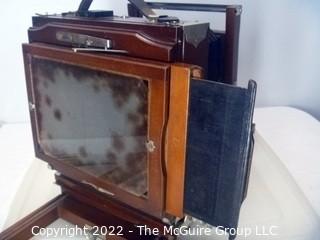 Antique Grundlach KORONA VIEW Camera setup REVISED 9/12/22 -> 5x7" glass plates - complete setup