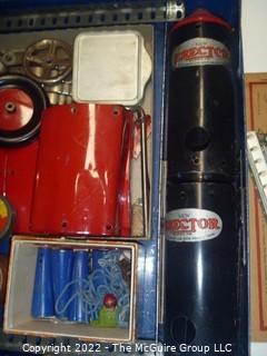 Vintage Metal Erector Set No. 9 1/2 w/electric motor - extremely well cared for