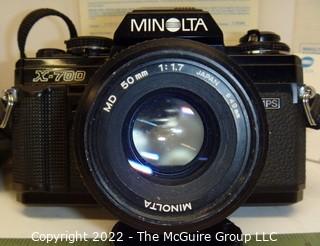 Minolta X-700 MPS SLR 35mm Film Camera MD 50mm f/1.7