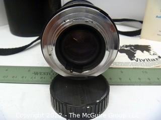 Vivitar Close Focusing Auto Zoom Lens 70mm-150mm f:3.8 for Minolta mount with case