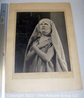 Vintage photo (mounted) "Child Madonna" by C. Ellis Lord (d. 1982)