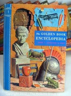 Complete set of Golden Book Encyclopedias 1-16