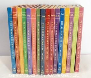 Complete set of Golden Book Encyclopedias 1-16