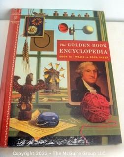 Complete set of Golden Book Encyclopedias 1-16