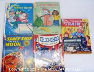 Selection of five (5) Rand McNally Elf Books 