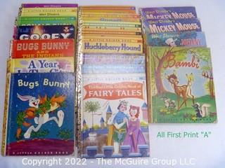 Collection of 19 "A Little Golden Book" all First Printings "A"