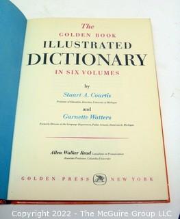 Complete set of "The Golden Book Illustrated Dictionary" 1-6