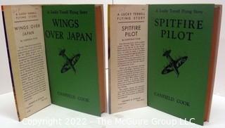 Selection of two (2) Canfield Cook "A Lucky Terrell Flying Story w/ dust jackets