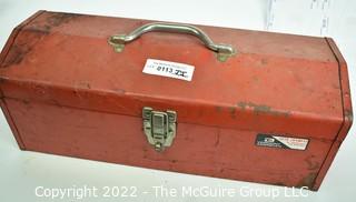 Metal Tool Box and Contents 