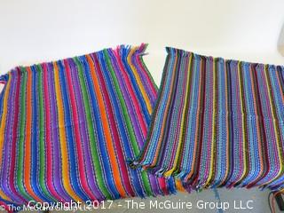 2 textile table runners (each 26 1/2 x 29")