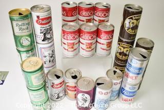 Selection of vintage beer cans #201