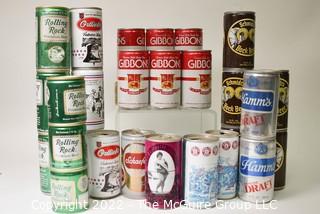 Selection of vintage beer cans #201