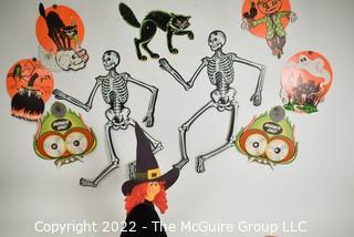 Group of Vintage Halloween Decorations