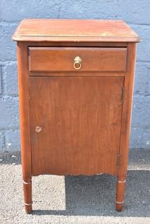 Vintage Wood Radio or  Victrola Cabinet by Walter Lears & Sons