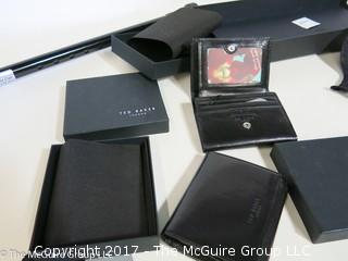 Collection including tuxedo accessories; and (2) NIB "Ted Baker" ladies wallets 