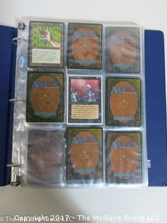 120 cards, commons, no rares, in binder with extra pages 