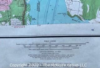 50 x 72" 1959 USGA 1:24,000 quadrangle map of Washington DC and Vicinity large format