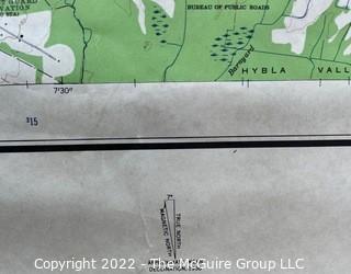 50 x 72" 1959 USGA 1:24,000 quadrangle map of Washington DC and Vicinity large format