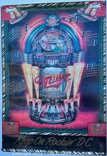 24 x 34" Vintage Miller Beer commemorative poster (rolled)