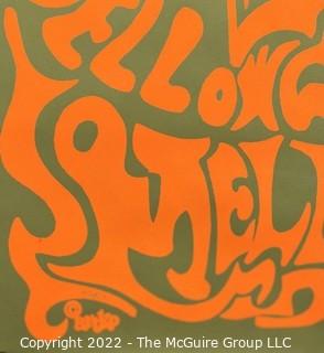 23 x 35" Artko 1967 Psychedelic Black Light Poster - Groovy! (Rolled)